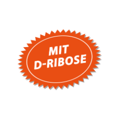 D-Ribose-Etikett auf Grün